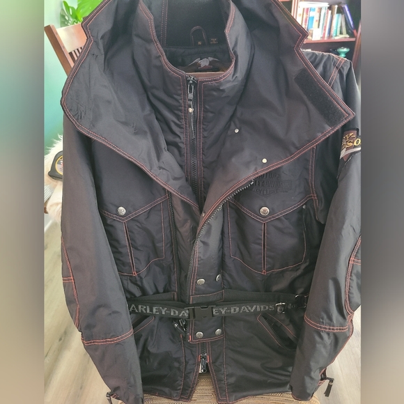 Harley Davidson Unisex Size S Cold Weather Riding Utility Survival Coat Jacket - Picture 4 of 8